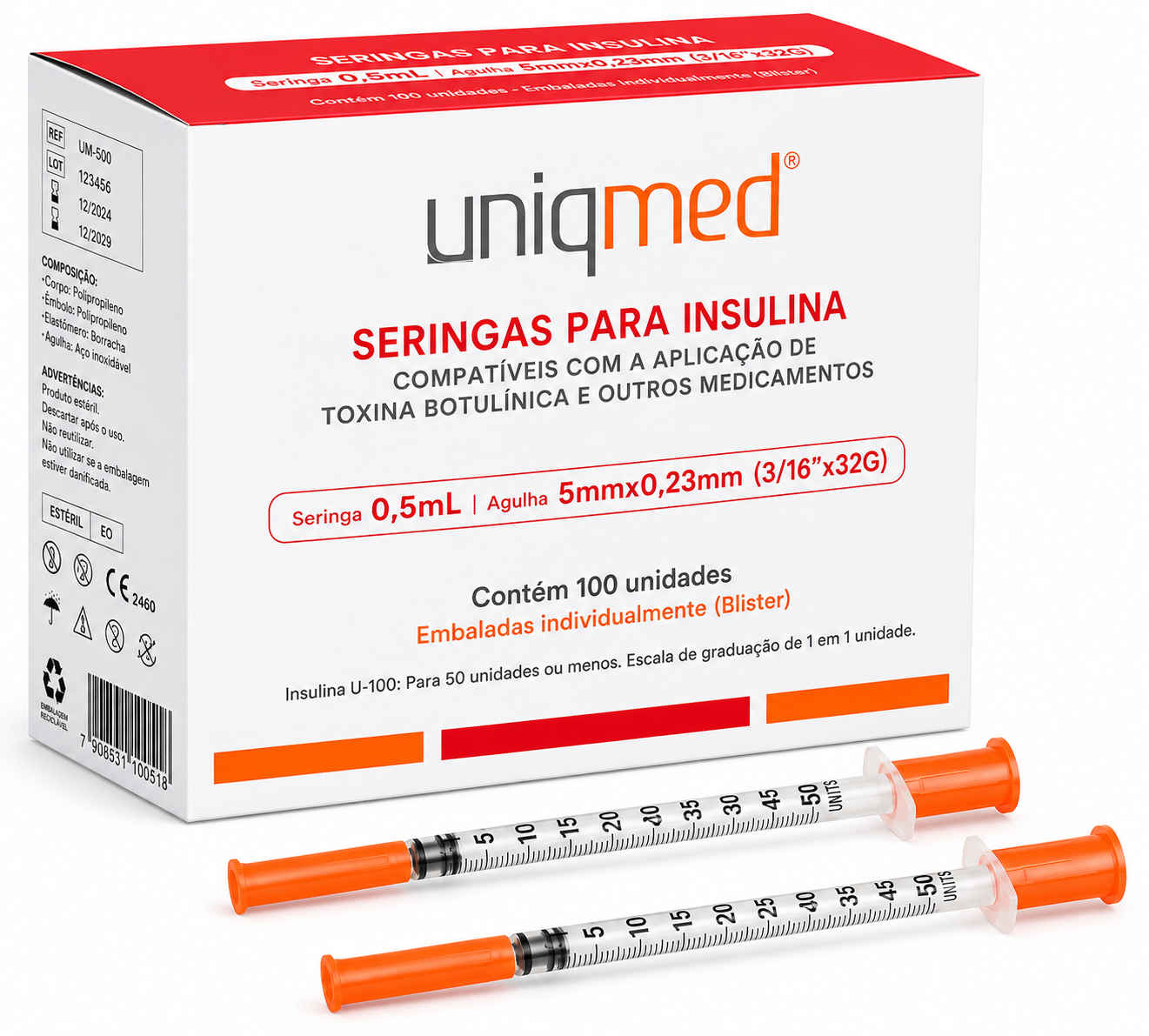 Seringas para Insulina Uniqmed (Unitário)