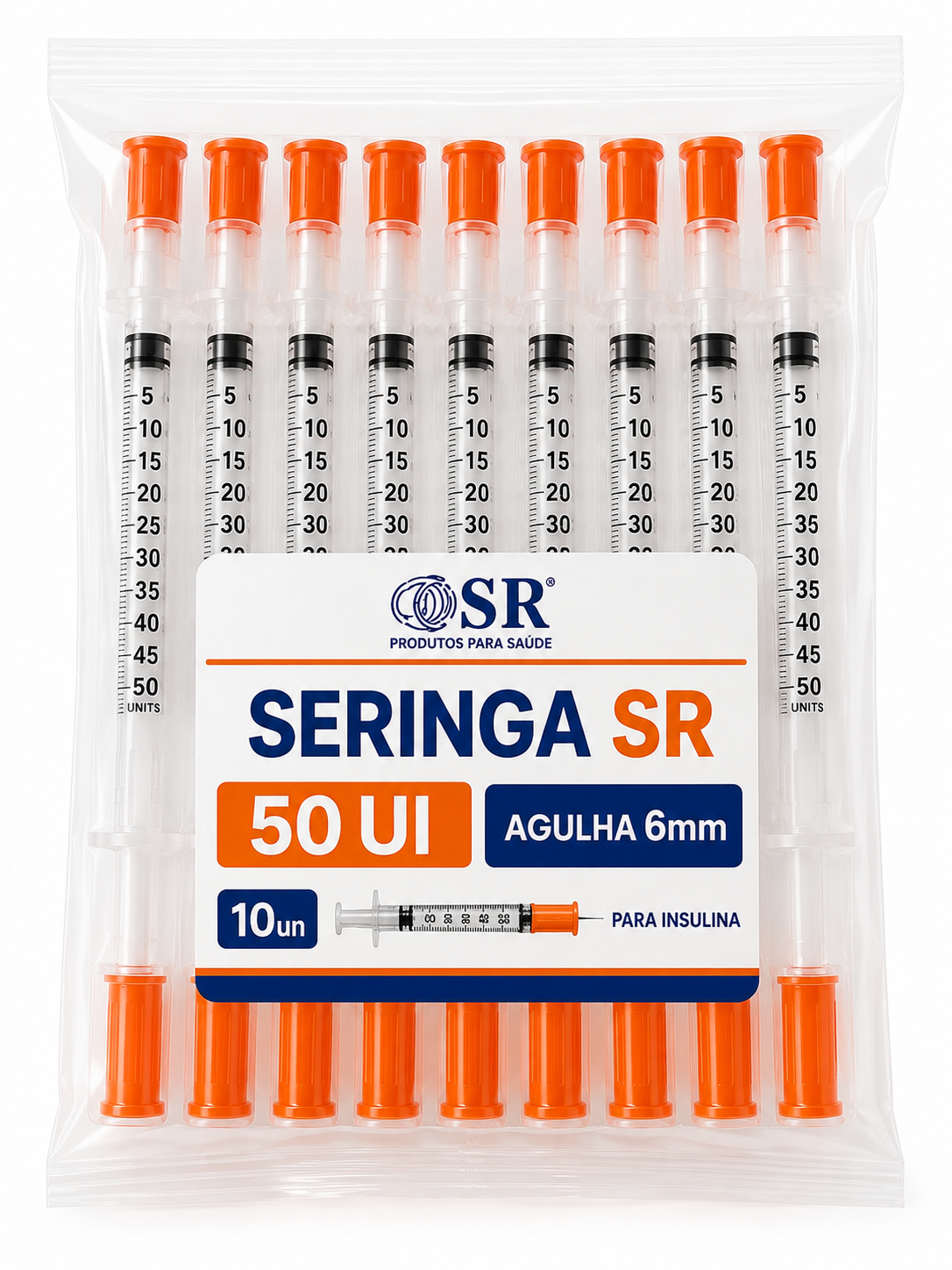 Seringa Insulina SR (Pacote com 10un)