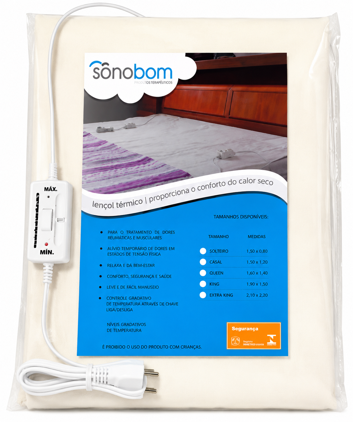 Lençol Térmico SonoBom 127V