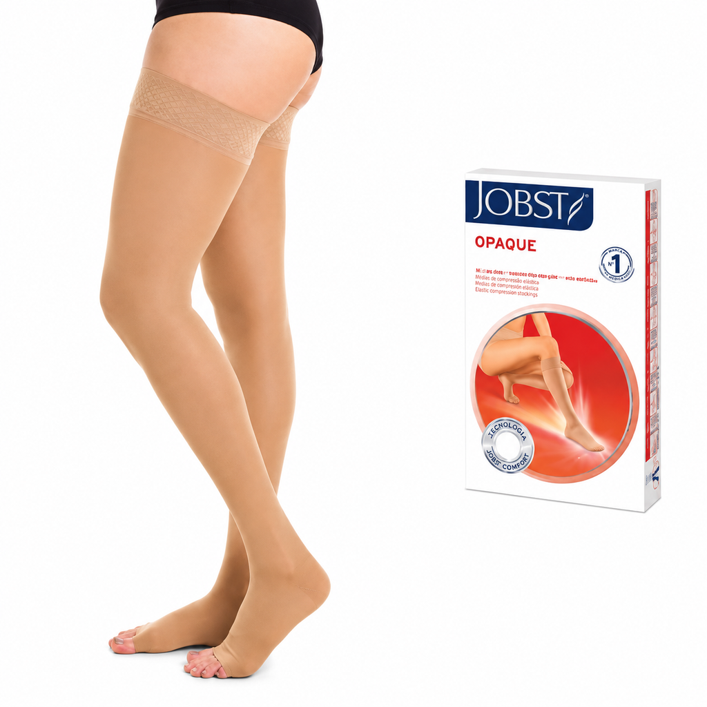 Meia Jobst Opaque 20-30 mmHg, 7/8 Meia Coxa