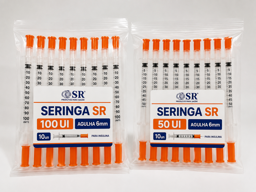 Seringa Insulina SR (Pacote com 10un)