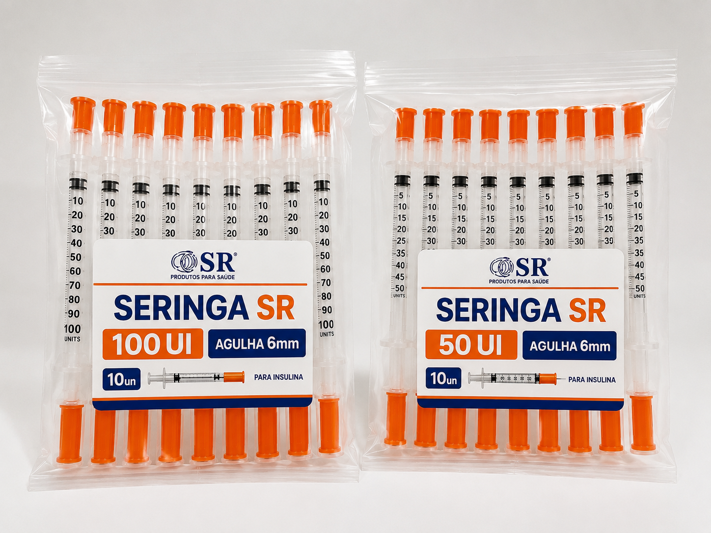 Seringa Insulina SR (Pacote com 10un)