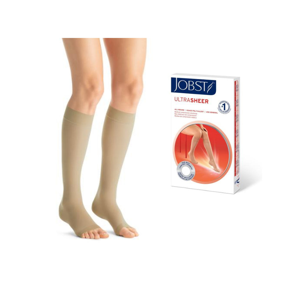 Meia Jobst UltraSheer, 20-30 mmHg, 3/4 Panturrilha