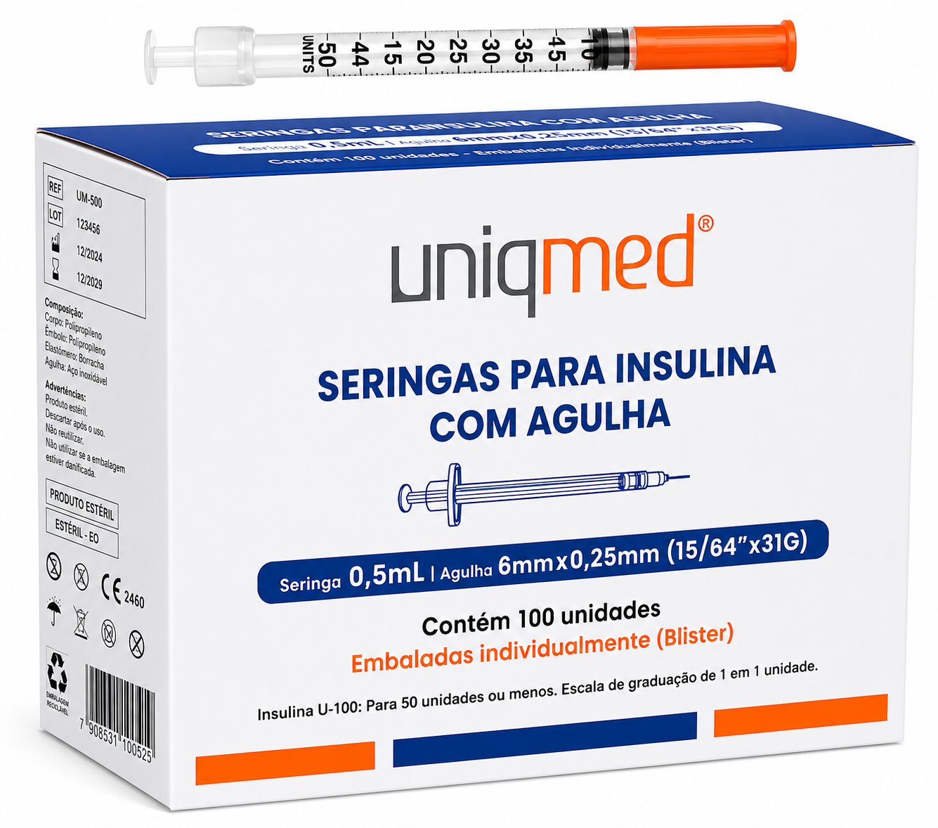 Seringas para Insulina Uniqmed (Unitário)